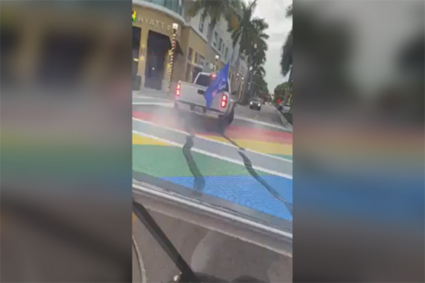 Florida Man Does Burnout On ‘LGBTQ Pride’ Crosswalk, Gets Charged With Felony For ‘Defacing A Memorial’