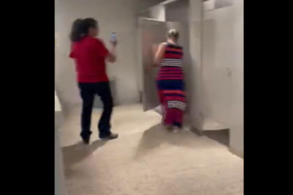 BREAKING: Far-Left Students Chase Senator Sinema Into Bathroom Stall At ASU