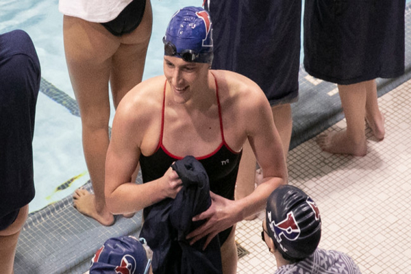 WATCH: Female Swimmer Breaks Down in Tears After Being Forced Out of Race by Trans Swimmer