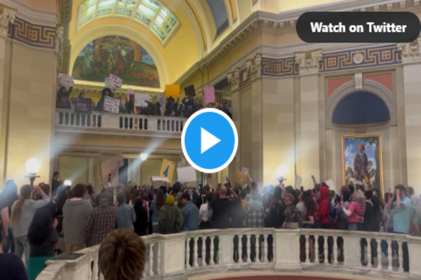 VIDEO: Pro-Trans Demonstrators Occupy Oklahoma Capitol to Protest Bill Defending Children