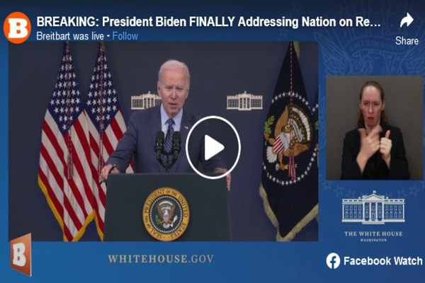 WATCH NOW: President Biden Addresses Nation on Recently Shot-Down UFOs