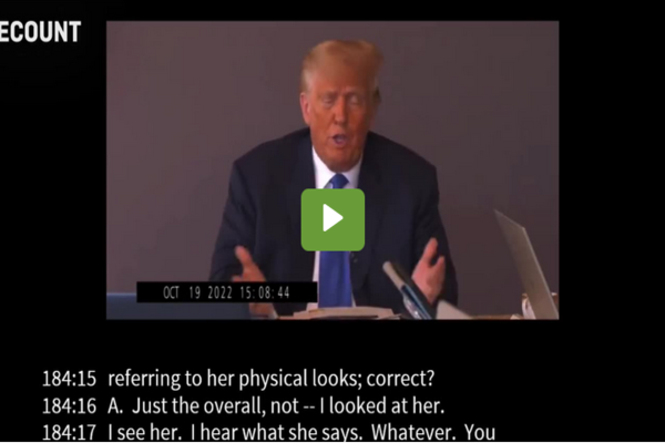 VIDEO: Twitter EXPLODES As Hilarious Clips From Trump’s Deposition Go Viral