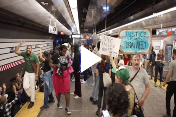 WATCH — Protesters Flood NYC Subway After Jordan Neely Death: ‘No Justice, No Peace!’