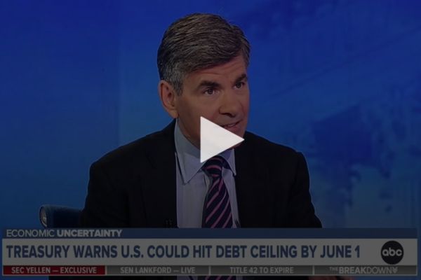 WARNING – Yellen on Debt Ceiling: Biden Invoking 14th Amendment ‘Not Good’ But Possible Emergency Option
