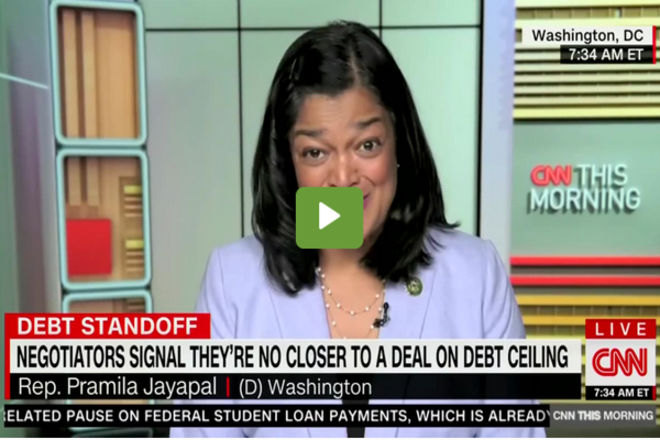 WATCH: CNN Host Savagely Fact-Checks And Humiliates Far-Left Jayapal On Debt Ceiling