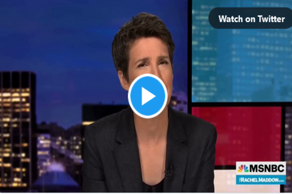 WATCH: Rachel Maddow FREAKS OUT Over Trump’s Plan To Overhaul Executive Branch