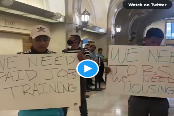 WATCH: Illegal Immigrants Demand Free Housing, Paid Job Training During Chicago Protest
