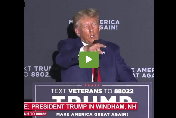 WATCH: Trump Roasts Christie, Polls Rally Audience On Whether He Should Debate: ‘Should I?’