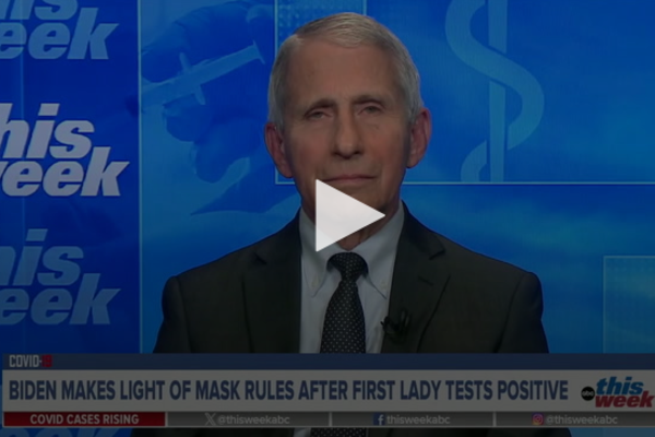 Fauci: ‘There Are a Number of Studies that Show that Masks Actually Do Work’