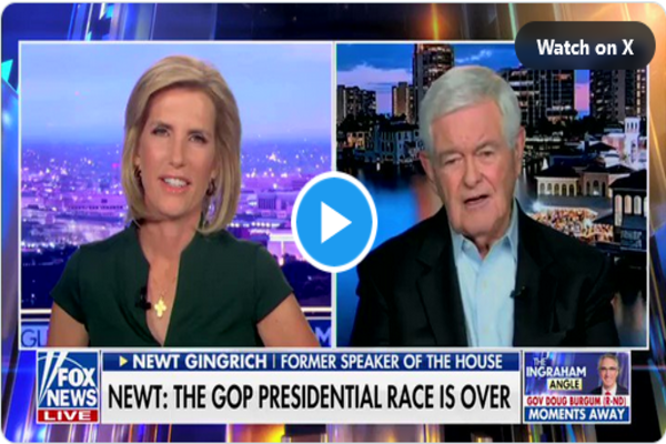 WATCH: Newt Gingrich Tells RNC To End Debates, Get Behind Trump: ‘This Race Is OVER’