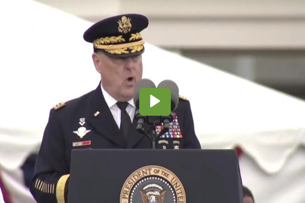 WATCH: Gen. Milley Appears To Slam President Trump In Retirement Speech