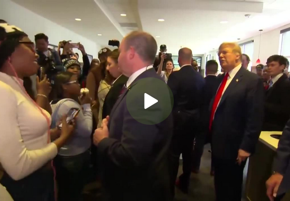 WATCH: Trump’s Incredible Moment With Fan Goes Viral: ‘Let Me Give You A Hug’