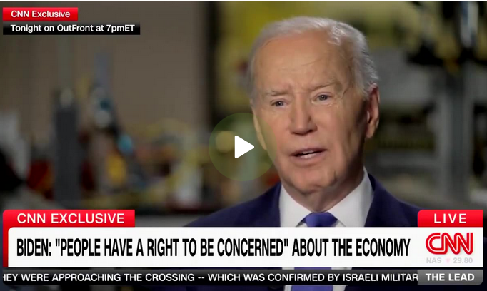 WATCH: Biden Crumbles When Confronted With Brutal Economic Numbers