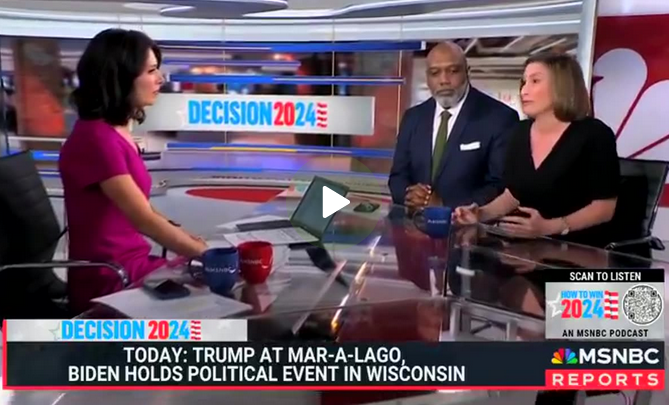 WATCH: MSNBC Panel Melts Down Over Poll Showing ‘Shocking’ Preference For Trump